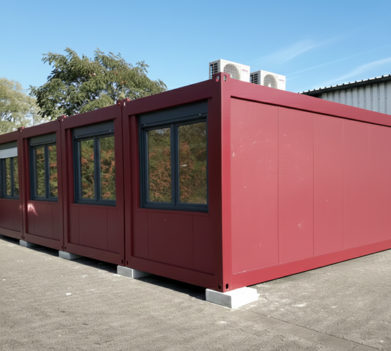 Bürocontaineranlage in ROT