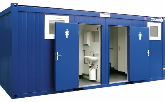 20 Fuss Damen / Herren WC- Container, fabrikneu