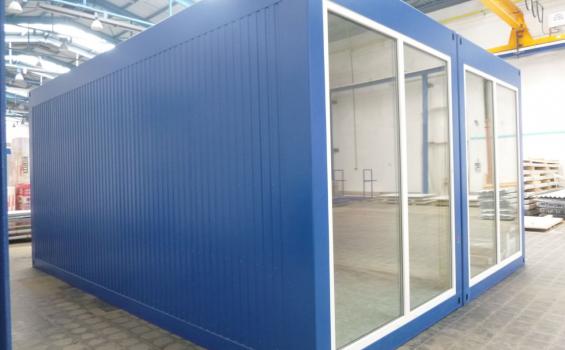 20 Fuss Duo- Bürocontaineranlage, fabrikneu
