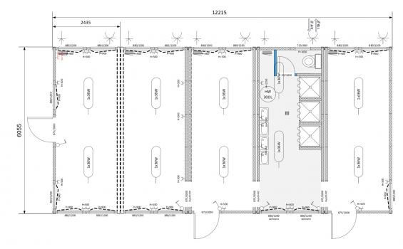 5-fach Containeranlage / NEU -