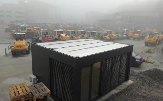 Hochwertige Doppelcontaineranlage